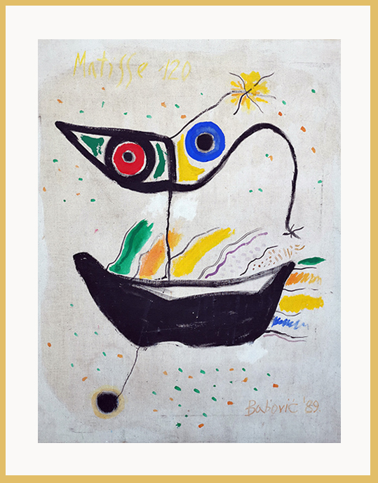 Henry Matisse-slika-Dragan-Babović-Matis-kao-jedrilica